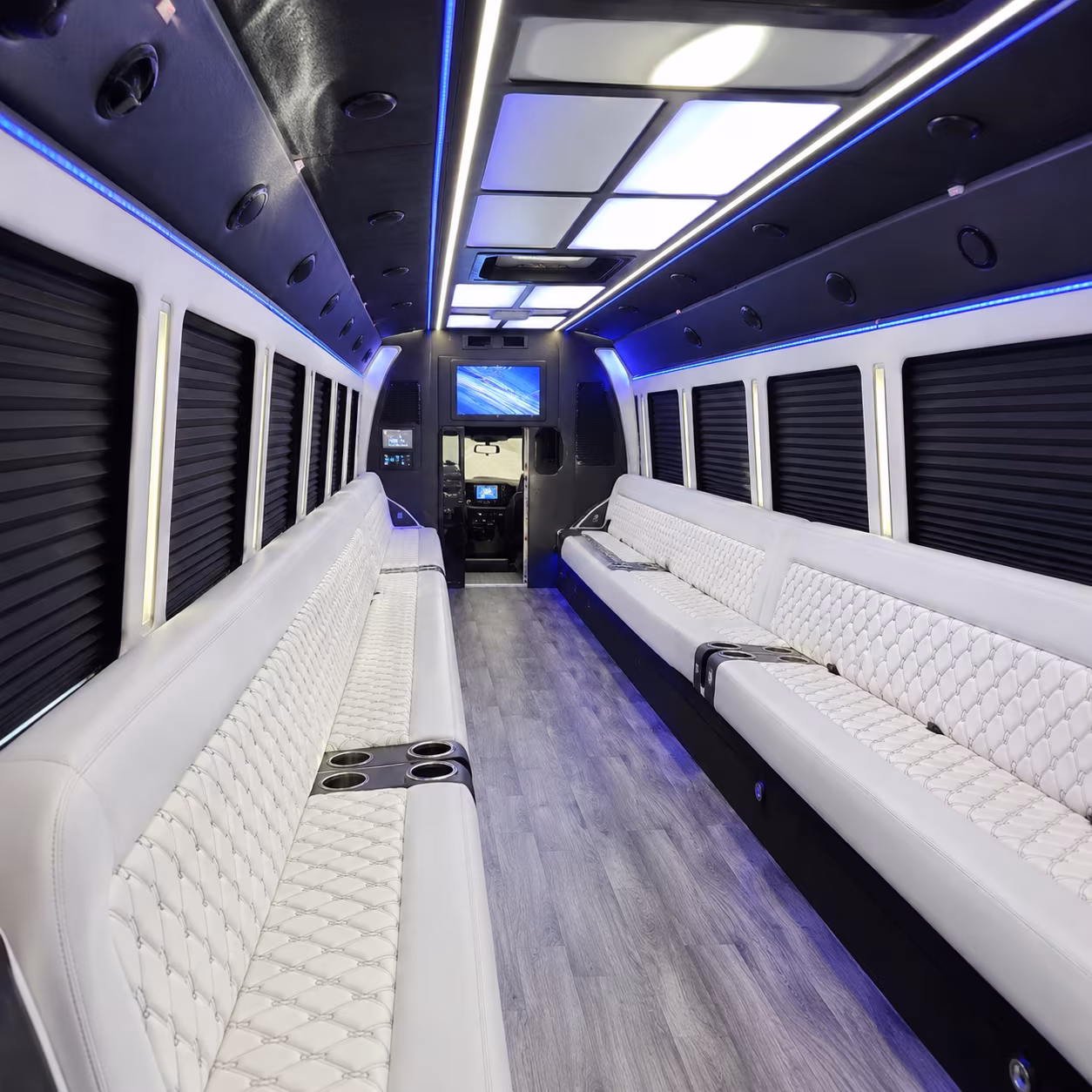 blue springs party bus rentals inside