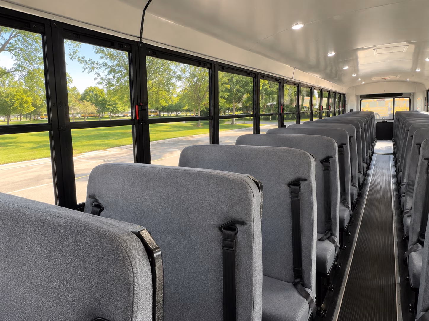 blue springs school bus interior