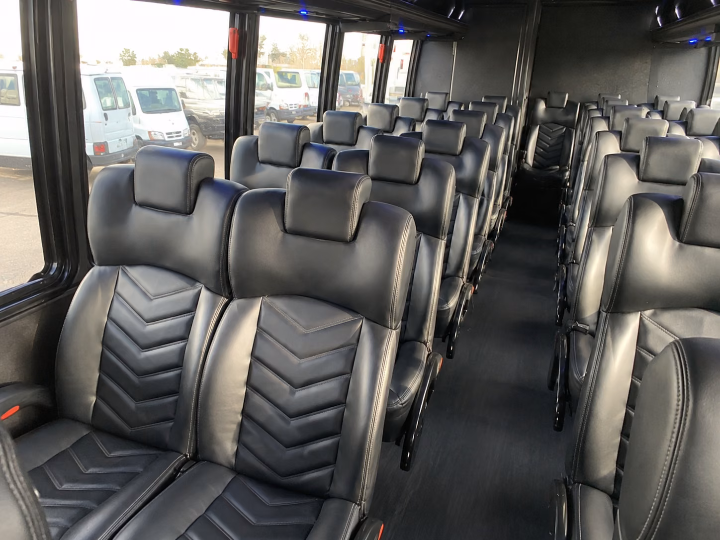 rehearsal dinner bus rentals around blue springs and independence