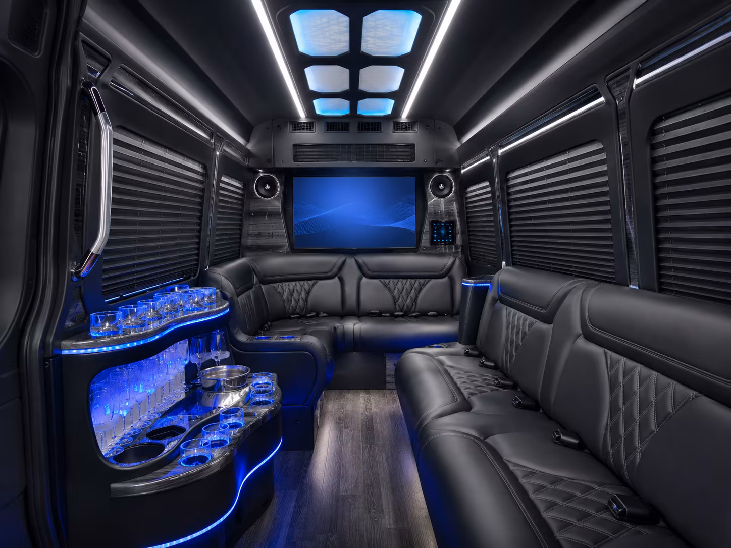 shuttle bus service for blue springs corporate events and off sites